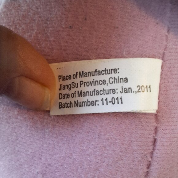 2011 Pink Pacman Plush Pinky Namco/ Toy Factory 6" Ghost Doll Stuffed Animal - Picture 7 of 8